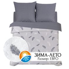 Постельное белье евро ЗИМА-ЛЕТО АРТПОСТЕЛЬ Феникс арт. 644