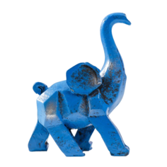 Сувенир полистоун "Синий слон" 3х8х8,5 см(2 шт.) No Brand