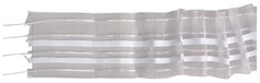 Лента шторная 60мм Ideal сборка: карандаш арт.607-0 цв. прозрачный уп.10м