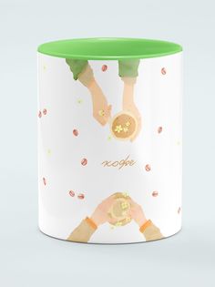 Кружка Кофе, зеленый No Brand