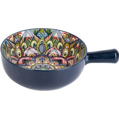 Кокотница с ручкой Nouvelle Arabesque синий 21,5х16х5,8см 0860088