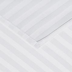 Простыня "HoReCa", страйп-сатин Белый Традиция