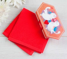 ЭТЕЛЬ Полотенце Lyublyu Tebya 30х30 см