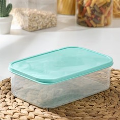 Контейнер Доляна 1,2 л, цвет бирюзовый