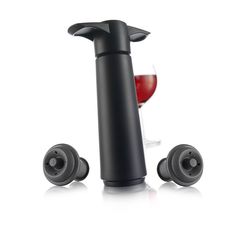 Аксессуары для вина VACUVIN насос вакуумный и две пробки BV 1 шт No Brand