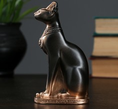 Фигура "Кошка египетская" бронза, 7х14х5см Хорошие сувениры