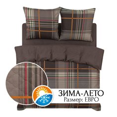 Постельное белье евро из бязи ЗИМА-ЛЕТО АРТПОСТЕЛЬ Сеньор арт. 614