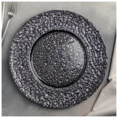 Тарелка подстановочная Magistro «Кринкл», d=33 см, цвет серый