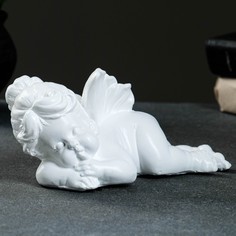 Фигура "Ангел малыш" белый, 20х10см Хорошие сувениры