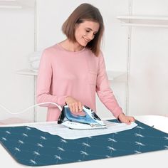 Коврик для глажки белья Nika (КГ/1 Стрекозы на синем) In Home