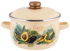 Кастрюля эмал сфер Avocado 4,0л TM Appetite
