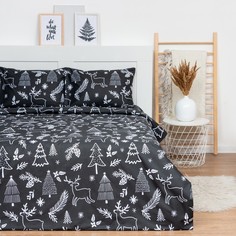 Комплект постельного белья LoveLife. 2 спальное, Белый, 200 х 225, Хлопок, Сатин