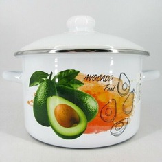 Кастрюля 3.0л Эмаль Магнитогорск 01-Б1612/4 Авокадо