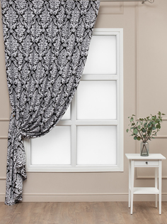 Штора классическая Amore Mio 150-20А 200x270 см черная