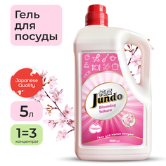 Гель для мытья посуды и детских принадлежностей Jundo Эко Концентрат Сакура 5 л