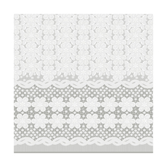 Скатерть Вилина Элегия 003-white, ПВХ, 135x180 см, белая