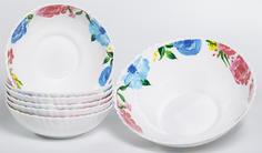 Набор салатников Olaff Роза Акварель 7 шт 131-21042