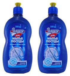 Гель для мытья посуды Золушка, Свежесть 0.5 л,2 шт