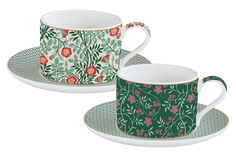 Набор чашек с блюдцами 2шт фарфор Easy Life Coffeemania & Atmosphere EL-R0132/FASY