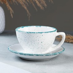 Чашка с блюдцем Элегант варадеро, 0,25л Борисовская керамика