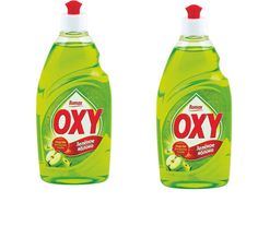 Средство для мытья посуды ROMAX, Romax OXY, Зеленое яблоко, 900г, 2шт