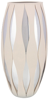 Ваза Amarillys hilary silver/crete Высота: 26 см Franco