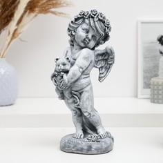 Фигура "Ангел с медвежонком" под камень, 14х12х30см Хорошие сувениры