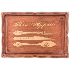 Поднос сервировочный пластик Lefard "Старинный прованс" 106-661