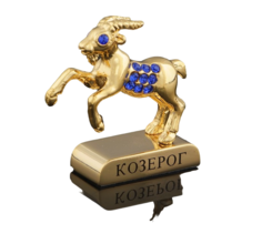 Сувенир знак зодиака «Козерог», 5x2x5 см, с кристаллами Сваровски VS