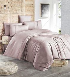 Постельное белье из DELUXE ранфорса KARVEN N028 GALA PUDRA 50х70 (2шт) 1,5-спальное