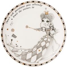 Тарелка закусочная Wonderland Королева 20 см Lefard