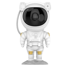Детский ночник-проектор звездного неба Космонавт с питанием из розетки и пультом на батаре Best Box