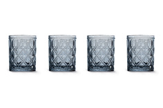 Набор стаканов для воды 4шт стекло WD Lifestyle Dubai 0,3л WD-477B Alat Home