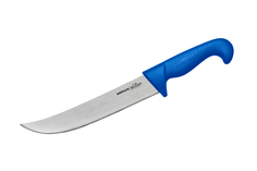 Нож кухонный "Samura SULTAN PRO" для нарезки, пчак 213 мм, ТЭП синий, AUS-8, SUP-0045BL