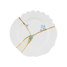 Десертная тарелка Seletti Kintsugi фарфор