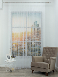 Тюль Amore Mio 3387_2 300x270 см белая 3387_2