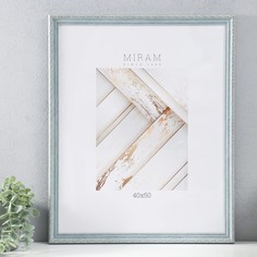 Фоторамка пластик МИРАМ 40х50 см, бирюзовый (пластиковый экран) Baummann