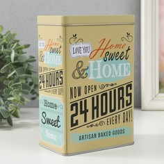 Универсальная шкатулка 9759006 Дом, милый дом 7,8х12,2х18,6 см No Brand