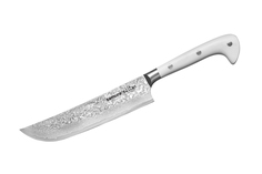 Нож кухонный "Samura SULTAN" Шеф 164мм, G-10, дамаск 67 слоев, с больстером (SU-0085DBW)