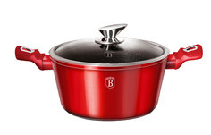 Кастрюля с крышкой алюминий Berlinger 28см 1258-BH