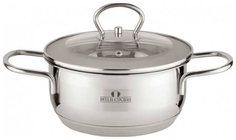 Кастрюля со стеклянной крышкой Bella Cucina 2010-BC 26см 6,6л