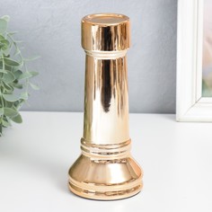 Статуэтка 7812388 Шахматная фигура. Ладья золото 20х8,8х8,8 см No Brand