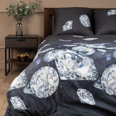 Комплект постельного белья Amore Mio двуспальный нав.70x70