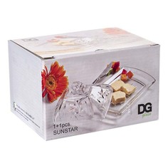 Масленка стекло 16,5 х 12,5 х 9 см No Brand