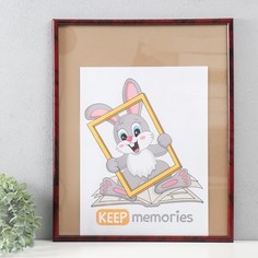 Фоторамка Keep memories 40х50 см, пластик, 199-красное дерево No Brand