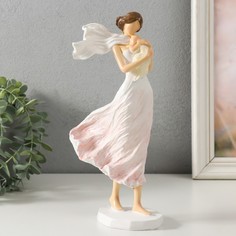 Сувенир полистоун Мама и малыш. Ветер 12,5х8,5х25 см No Brand