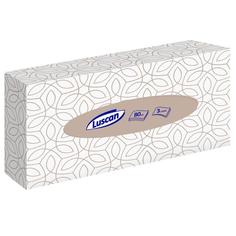 Салфетки косметические 20x20см, 3-слойные Luscan, 80шт 20 уп.