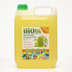 Экологический гель для мытья посуды Biolik Лимон 5 л