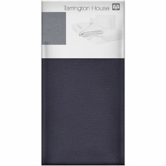 Простыня Tarrington House 160 х 200 см сатин черный