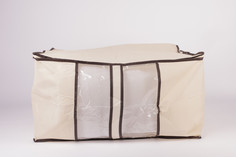 Коробка для хранения, CWX004-3, 60x50x35 см, бежевый No Brand